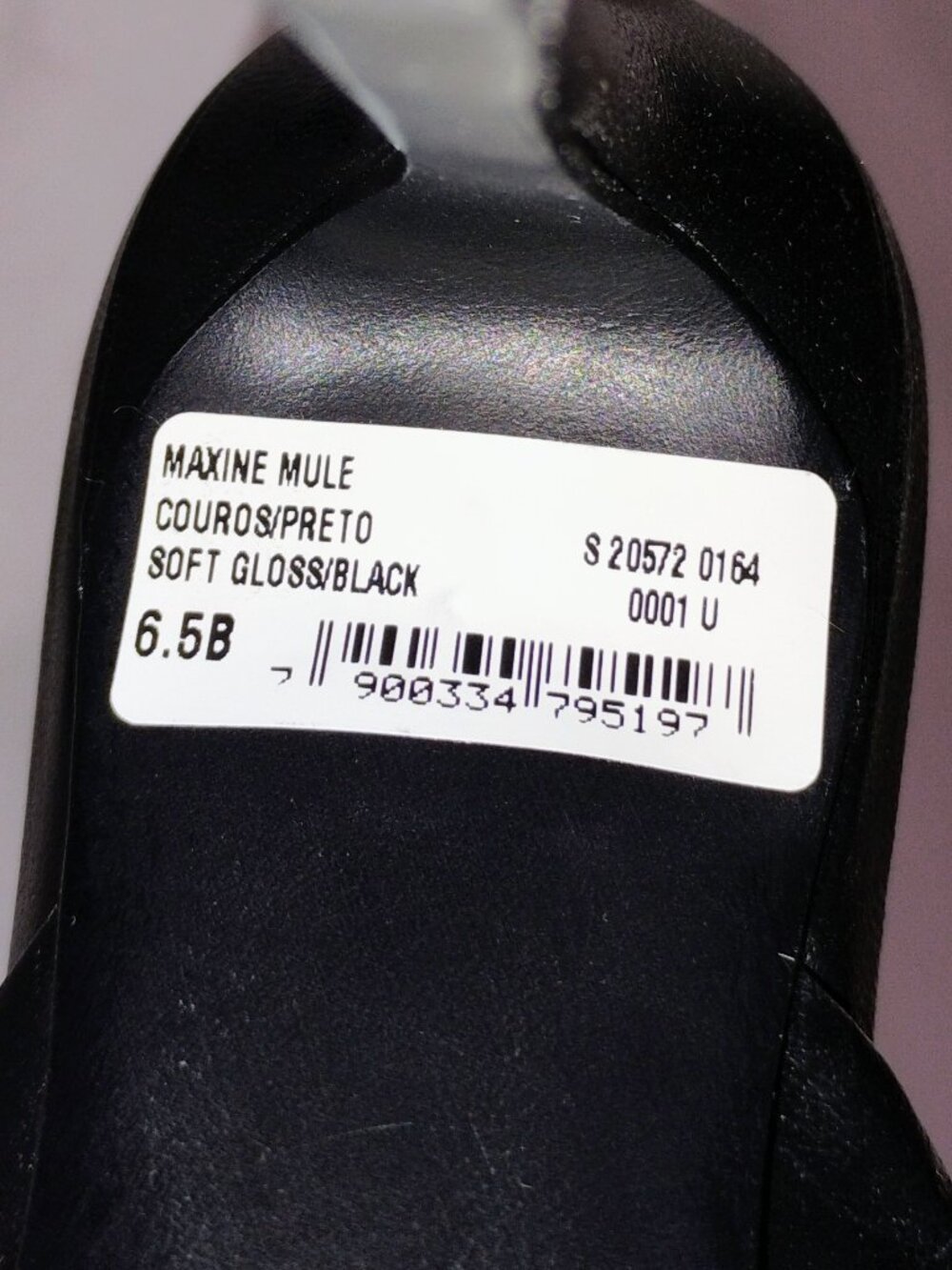 Schutz Women's Maxine Stiletto Mule Sandals Heels Size 6.5 Black - Picture 7 of 8